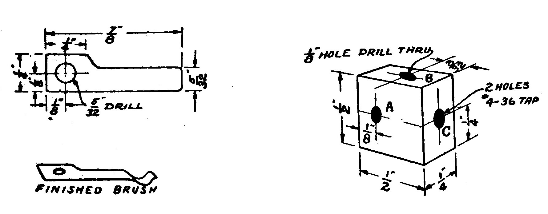 FIG. 47.—Brush and Supporting Block.