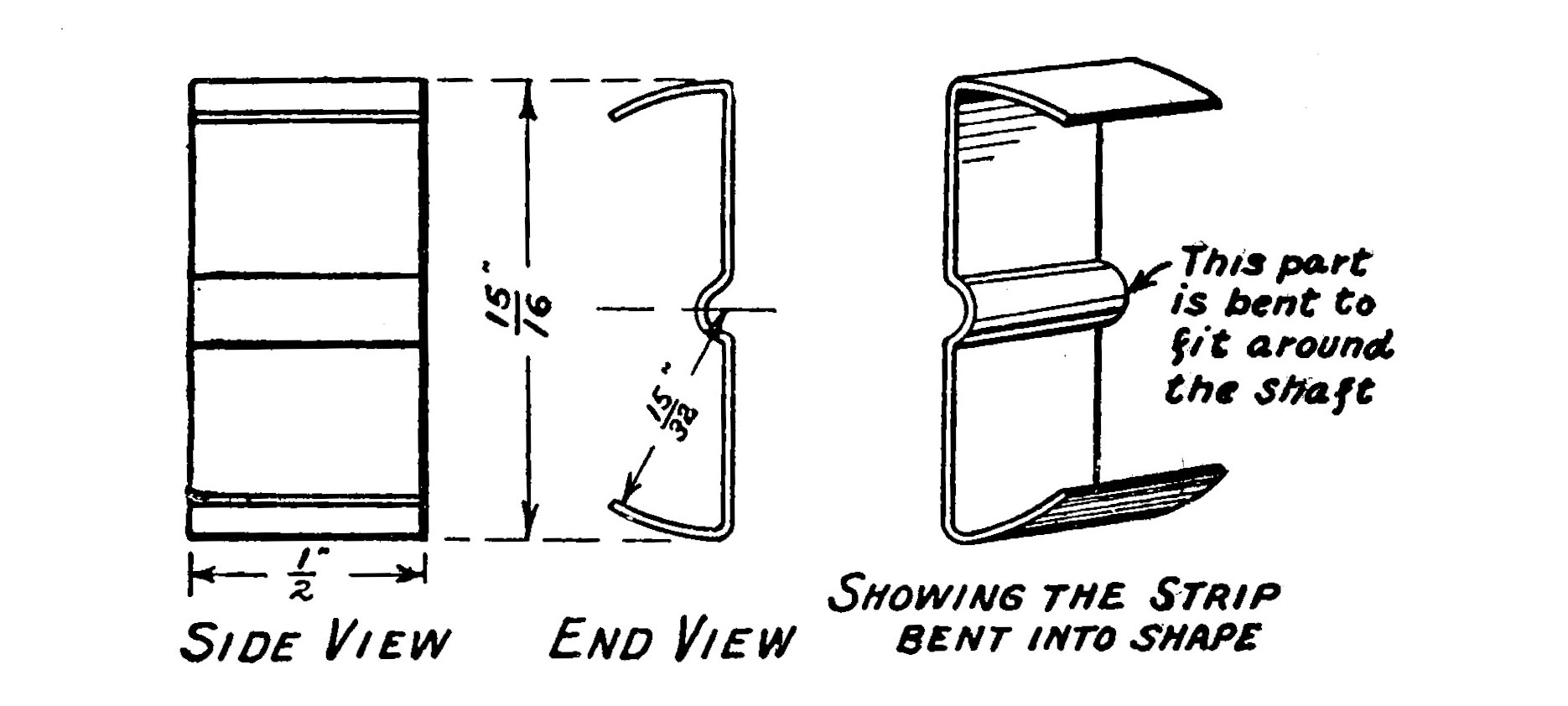 FIG. 8.—Details of the Armature for the Simplex Two-pole Motor.