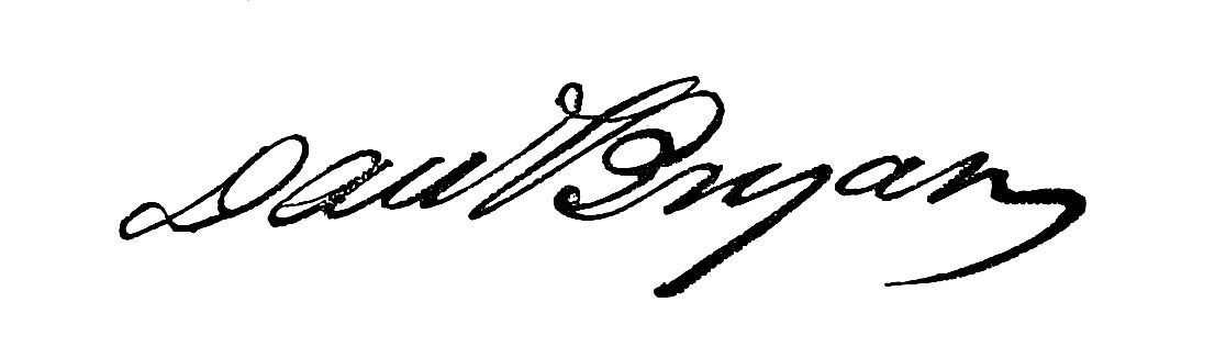 Signature of Danl Bryan