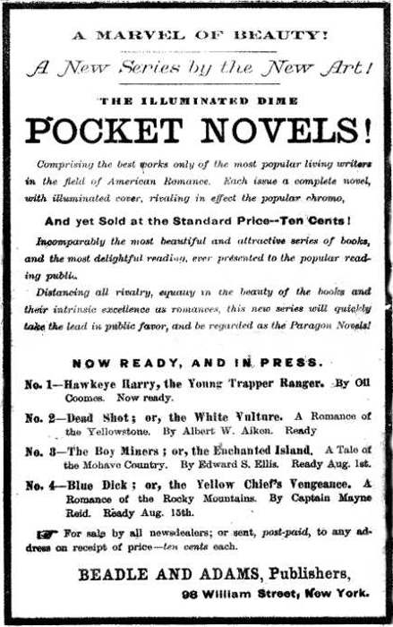 ILLUMINATED DIME POCKET NOVELS