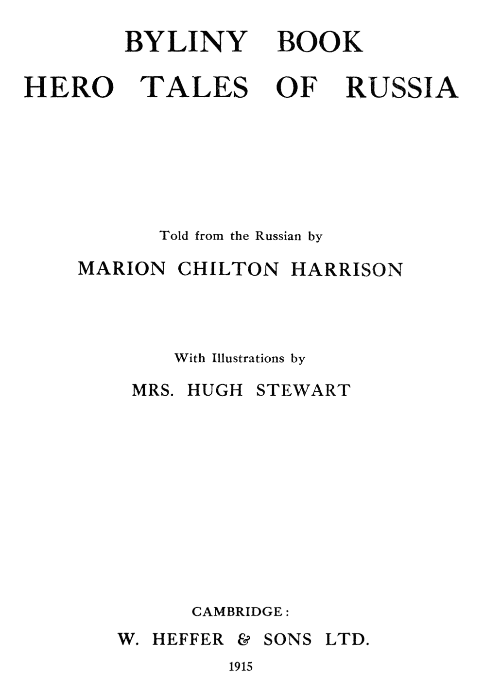 Original Title Page.