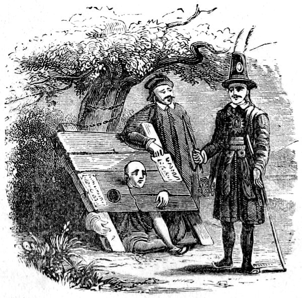 prisoner in the stocks