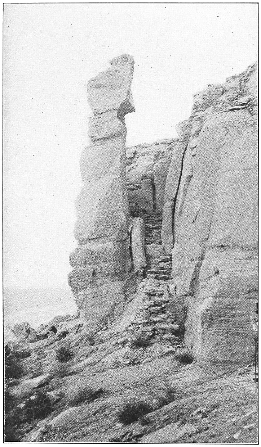 THE WALPI STAIRWAY, A ROCK-LADDER TO THE SKY