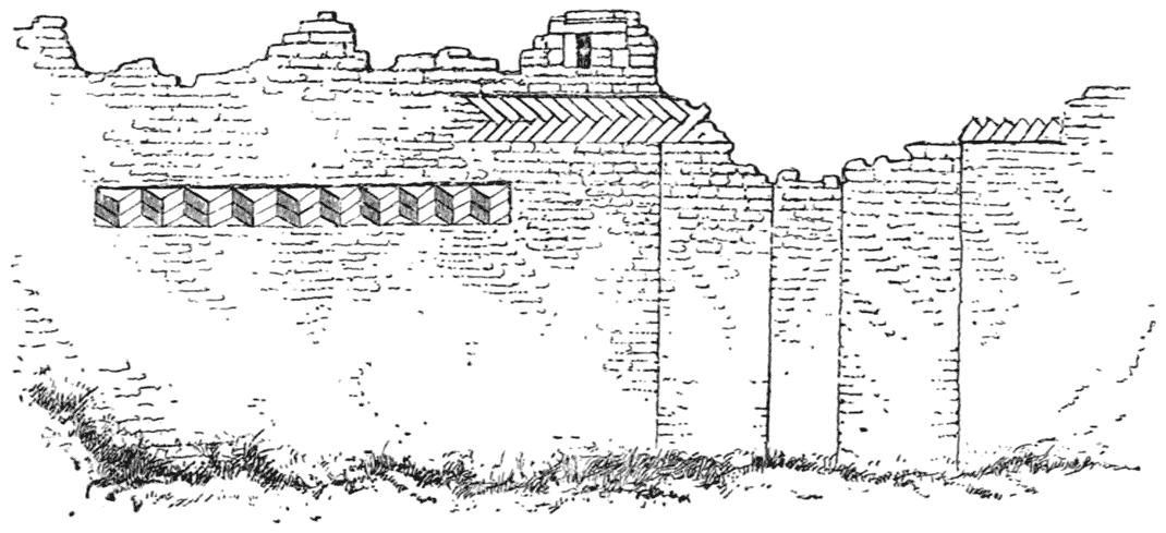 WALLED-UP ENTRANCE AND PATTERN ON MATINDELA RUINS