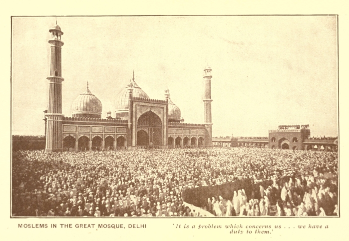 MOSLEMS IN THE GREAT MOSQUE, DELHI '<i>It is a problem which concerns us ... we have a duty to them.</i>'