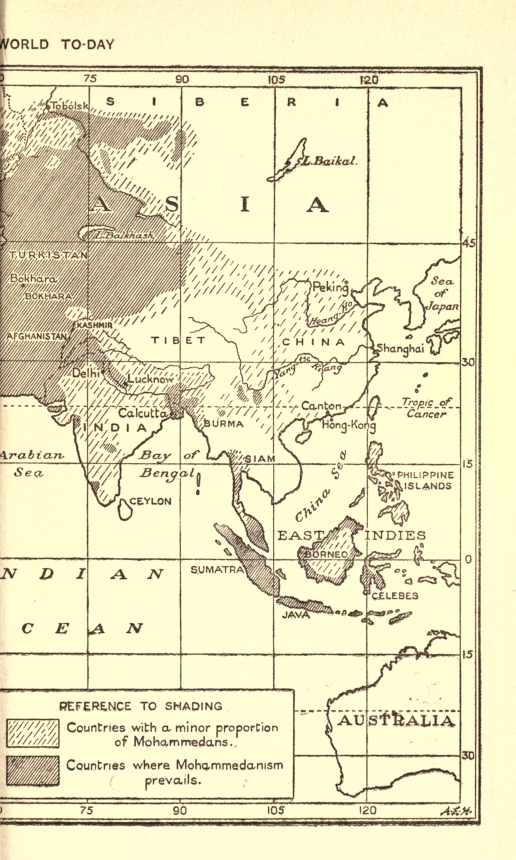 THE MOHAMMEDAN WORLD TODAY - right half