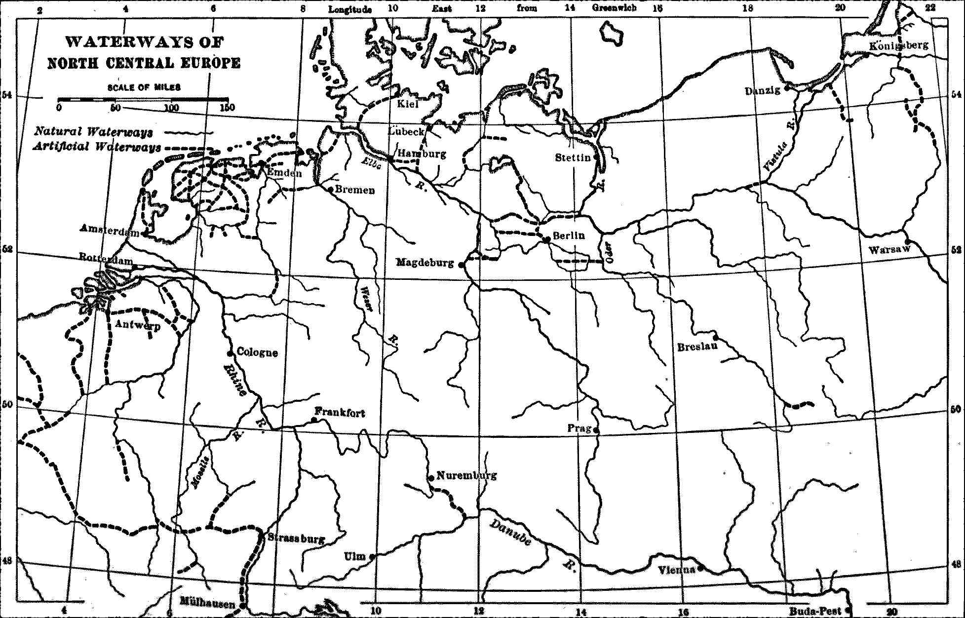 waterways of north central europe