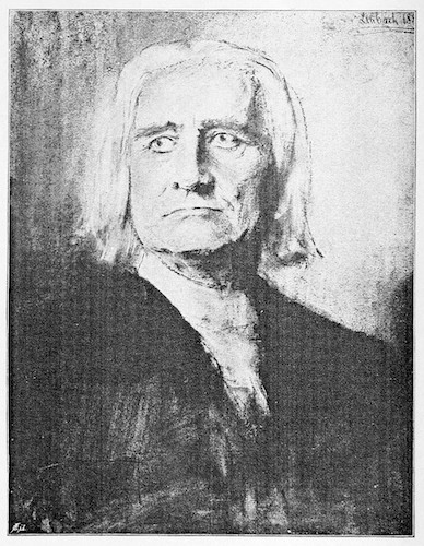 Portrait of Franz Liszt