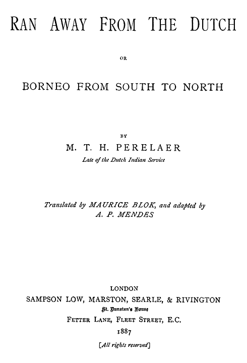 Original Title Page.