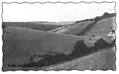 landscape with hillsides