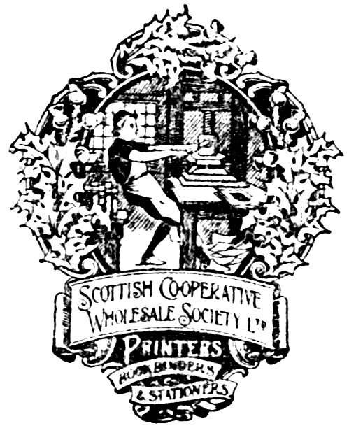 SCOTTISH CO-OPERATIVE WHOLESALE SOCIETY LTD. PRINTERS BOOK BINDERS & STATIONERS