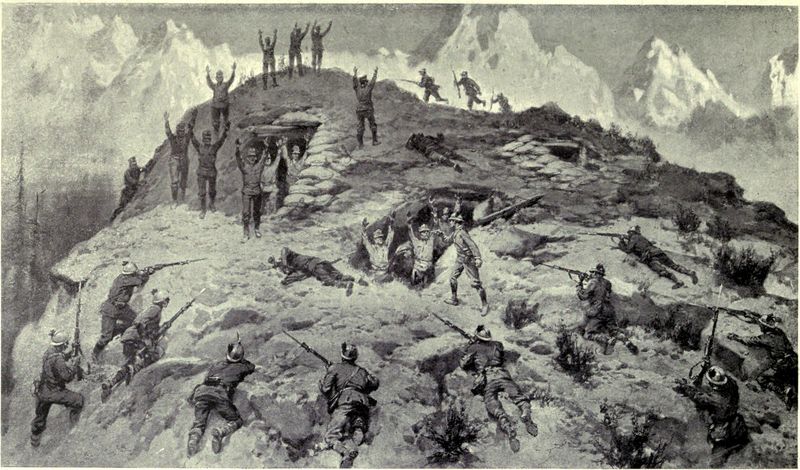 Soldiers surrendering