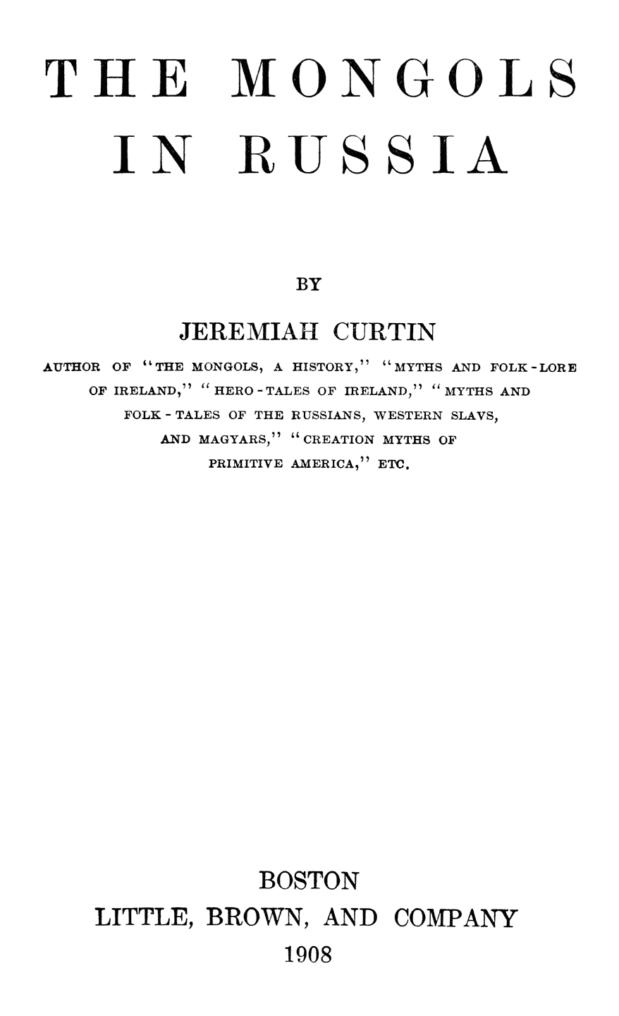 Original Title Page.