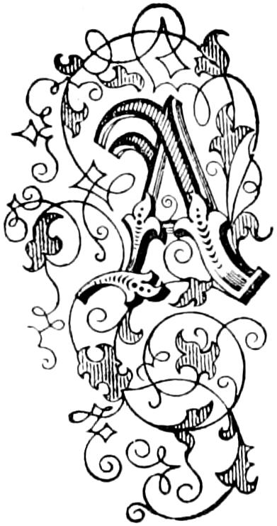 Illustrated capital A