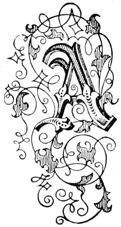 Illustrated capital A