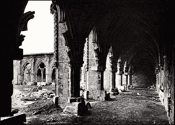 Photograph of the Western Gallery of the Cloister.