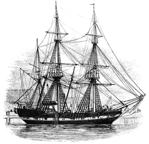 FREE-TRADE BARQUE.—E. W. COOKE, R.A.