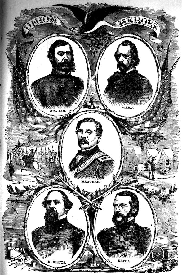 UNION HEROES GRAHAM. WARD. MEAGHER. RICKETTS. KEITH.