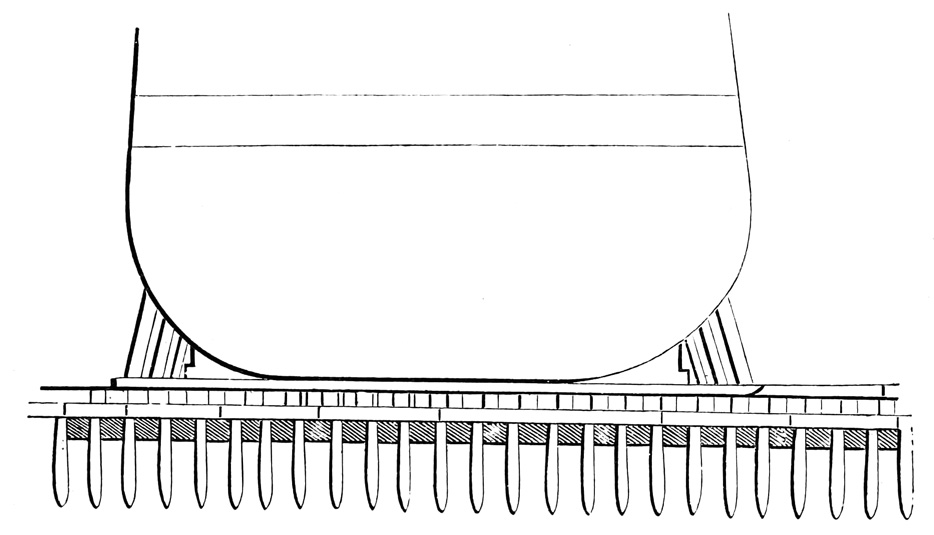 Platform on which S.S. “Great Eastern” was built