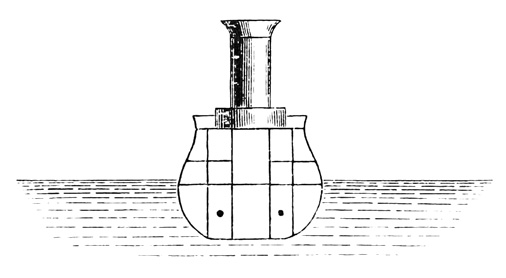 Transverse Midship Section of Transatlantic Steam-ship