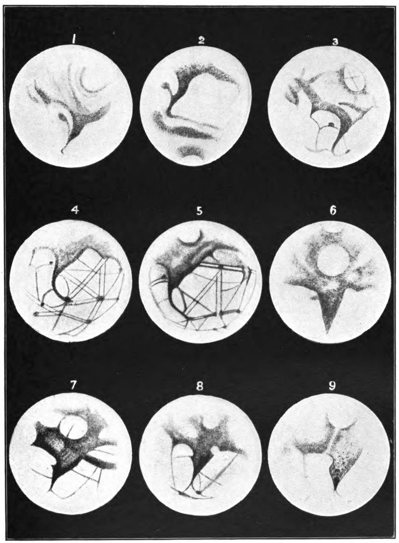 Drawings of a Martian region