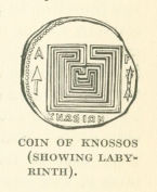 COIN OF KNOSSOS (SHOWING LABYRINTH).