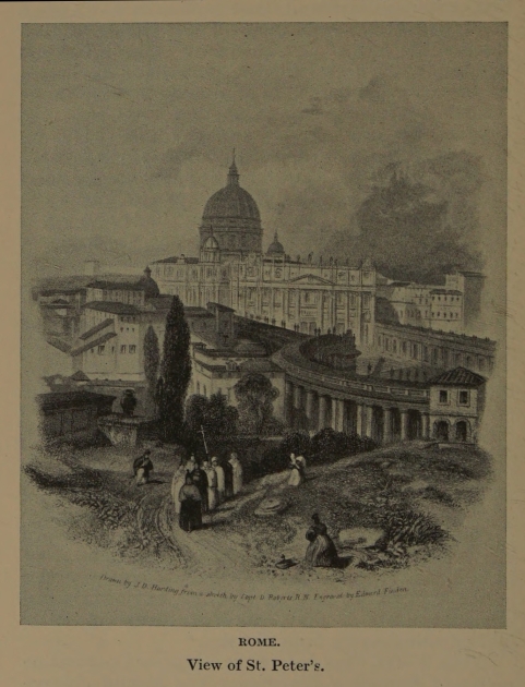 ROME. View of St. Peter's.