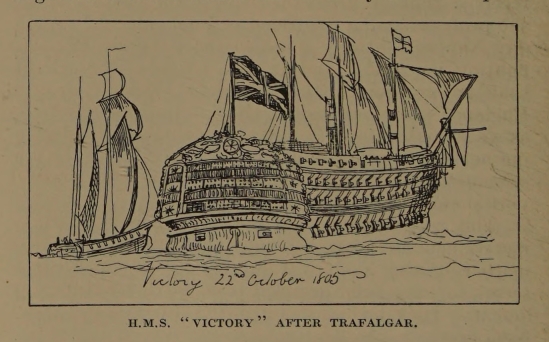 H.M.S. "VICTORY" AFTER TRAFALGAR.