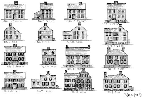 Houses 1 to 9