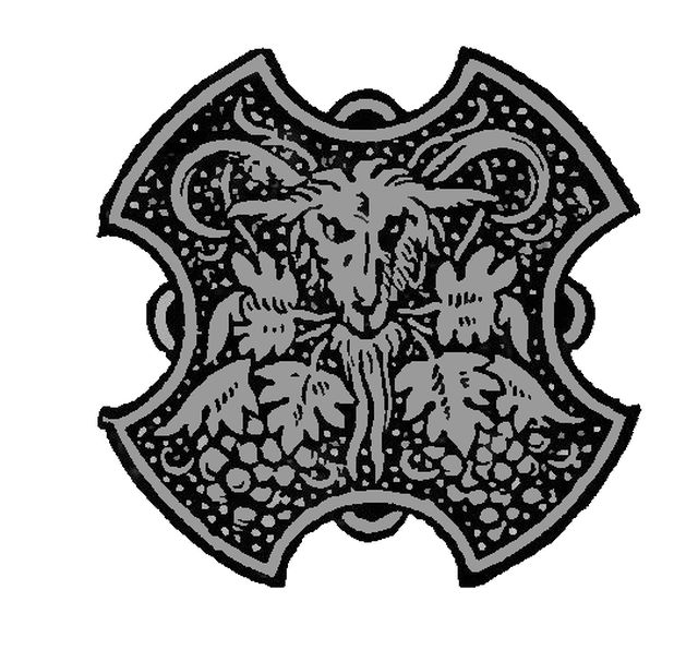 goathead within an emblem