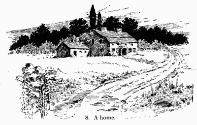 [Illustration: Fig. 8 A home]