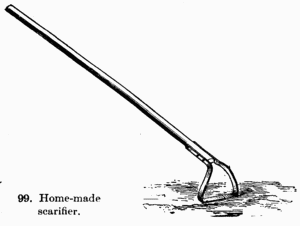 [Illustration: 99. Home-made scarifier.]