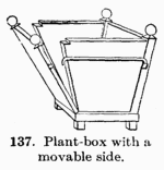 [Illustration: Fig. 137. Plant-box with a movable side.]