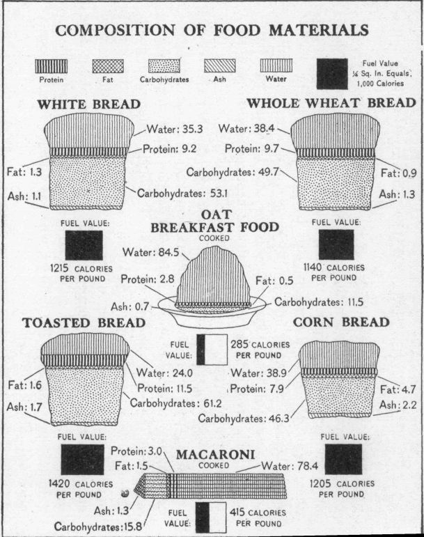 [Illustration: Composition of food materials]