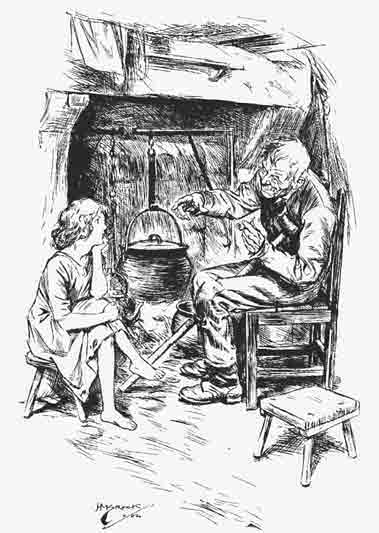 "Wanst upon a time,"
began Dan