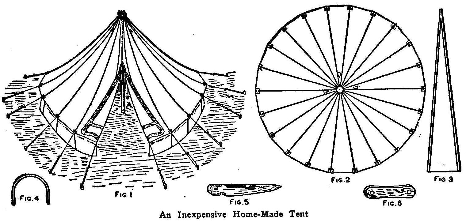 An Inexpensive Home-Made Tent