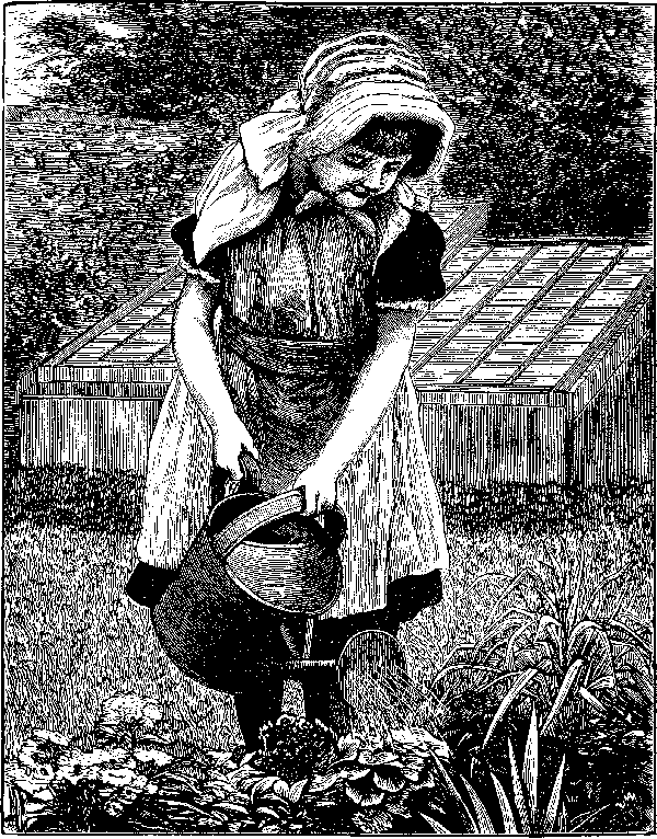 Watering the Flowers.