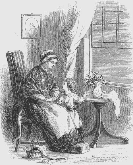 Willie was one day sitting with his grandmother by the open
window.