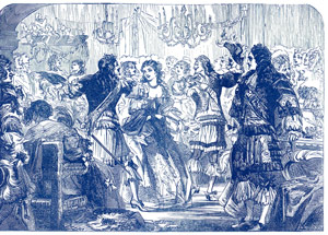 DE GRAMMONT'S MEETING WITH LA BELLE HAMILTON.