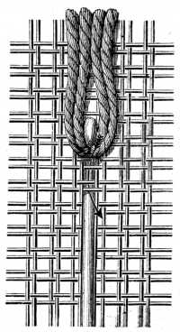 FIG. 846. SMYRNA STITCH
WORKED WITH A CROCHET
NEEDLE. FIRST DETAIL.