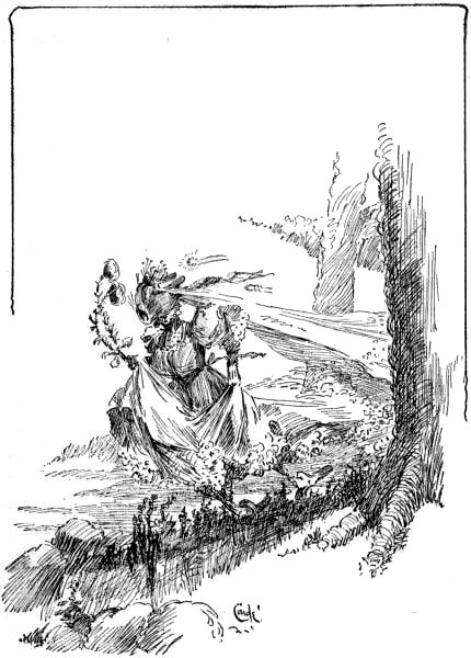 JACK RABBIT WOULD HAVE STAYED A BACHELOR IF SHE HADN'T
TRIPPED IN HER WEDDING-GOWN