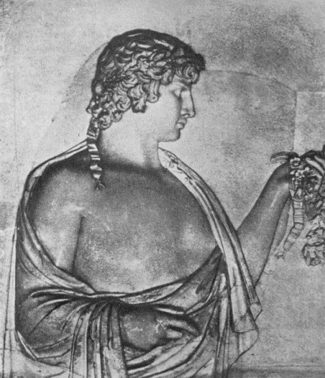 Antinous

Bas-relief found at Hadrian's Villa, now in the Villa Albani