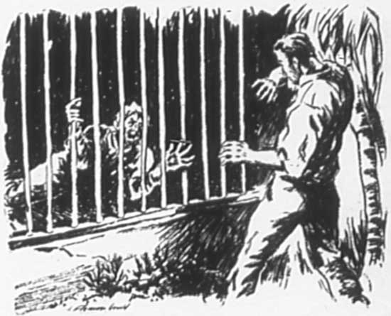 "Oh my God!" gasped Bell. He'd known this man before. A
Secret Service man—one of the seven who had vanished.