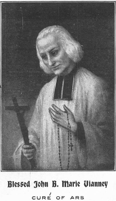 A picture of Blessed John
Vianney