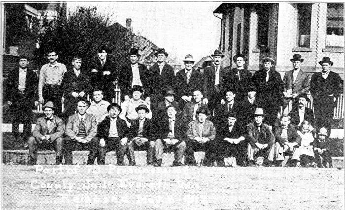 Part of 78 prisoners of
County Jail Everett Wn. Released May 8, 1917.