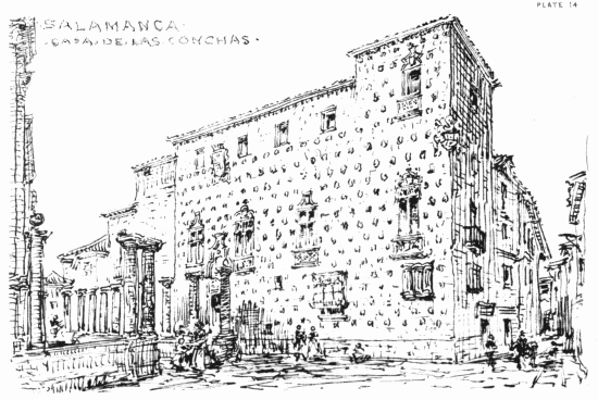 PLATE 14
SALAMANCA
CASA DE LAS CONCHAS
MDW 1869