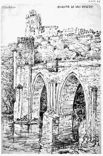 PLATE 37
TOLEDO
PUENTE DE SAN MARTIN
MDW 1869