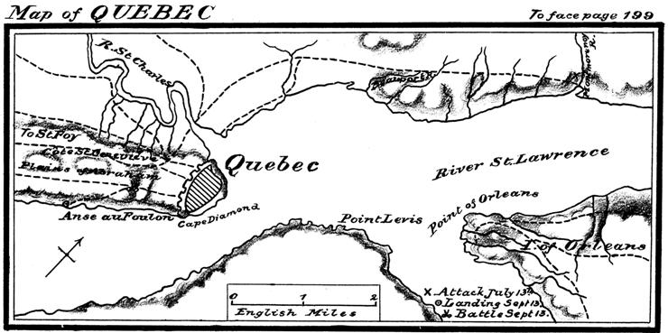 Map of Quebec