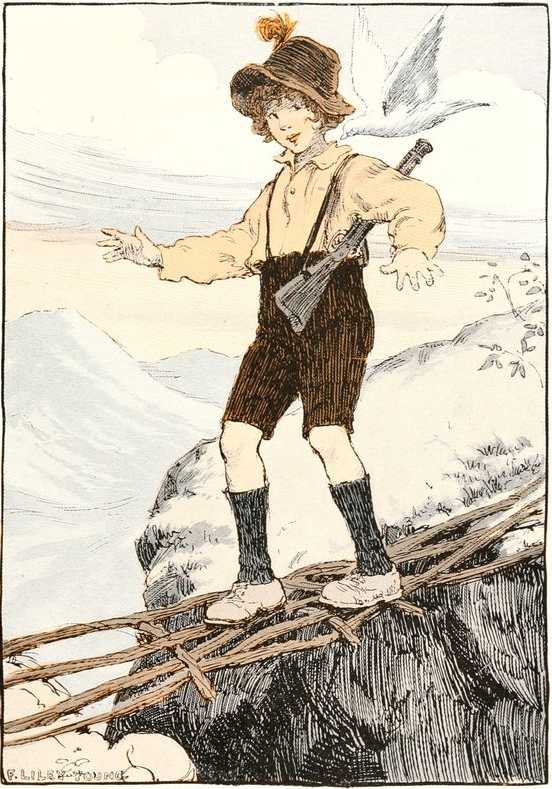"TURN BACK, TURN BACK," SAID
THE DOVE.