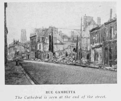 RUE GAMBETTA
The Cathedral is seen at the end of the street.